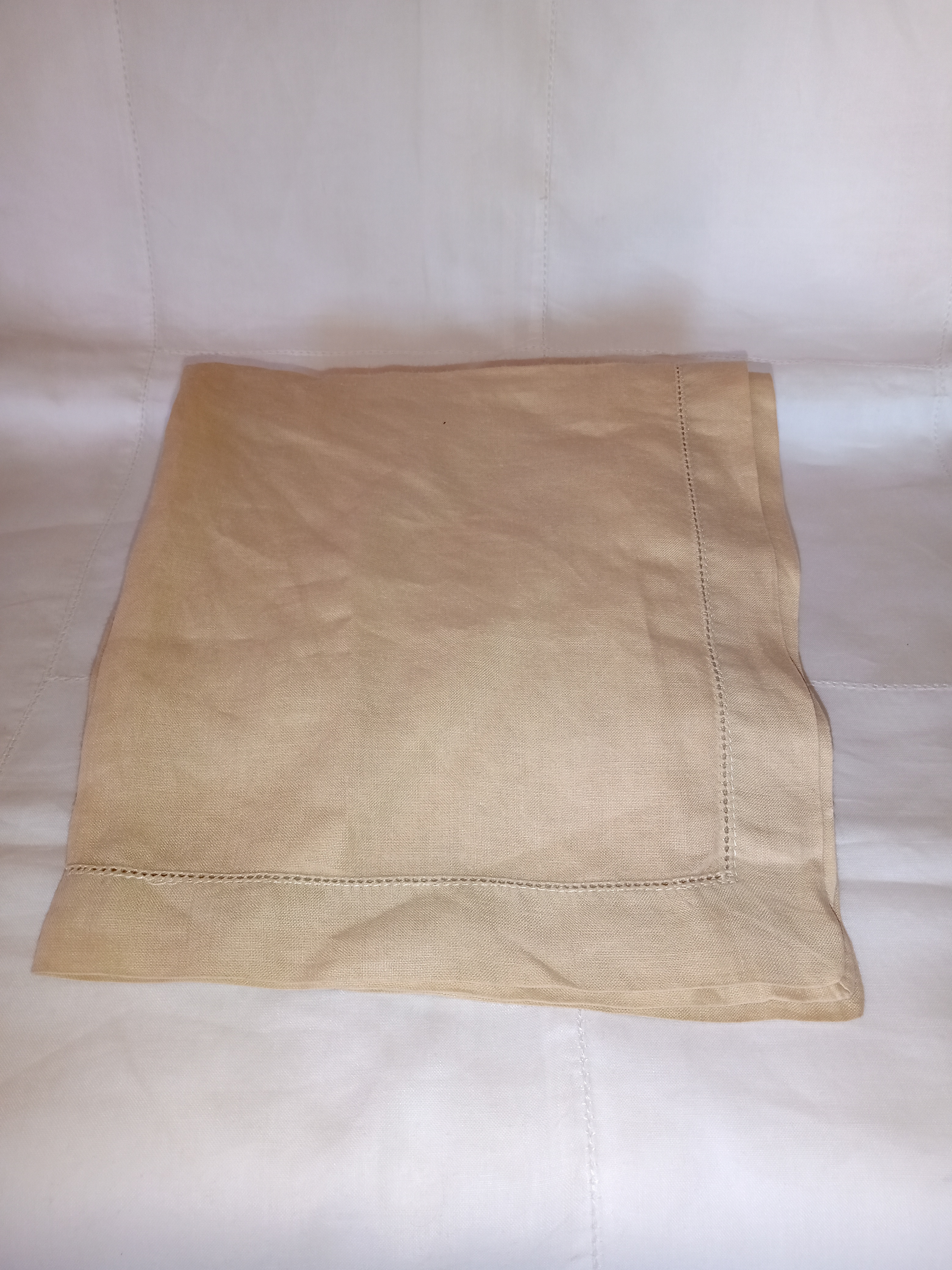 GUARDANAPO PONTO AJOUR 50X50 OCRE